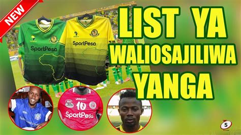 wachezaji waliosajiliwa yanga|USAJILI YANGA: List ya wachezaji waliosajiliwa Yanga mpaka .